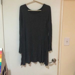 Long sleeve short baggy dress